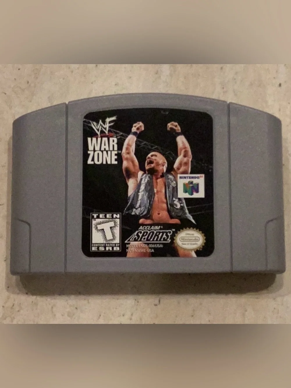 WWF War Zone Nintendo 64 Game N64 Authentic Tested